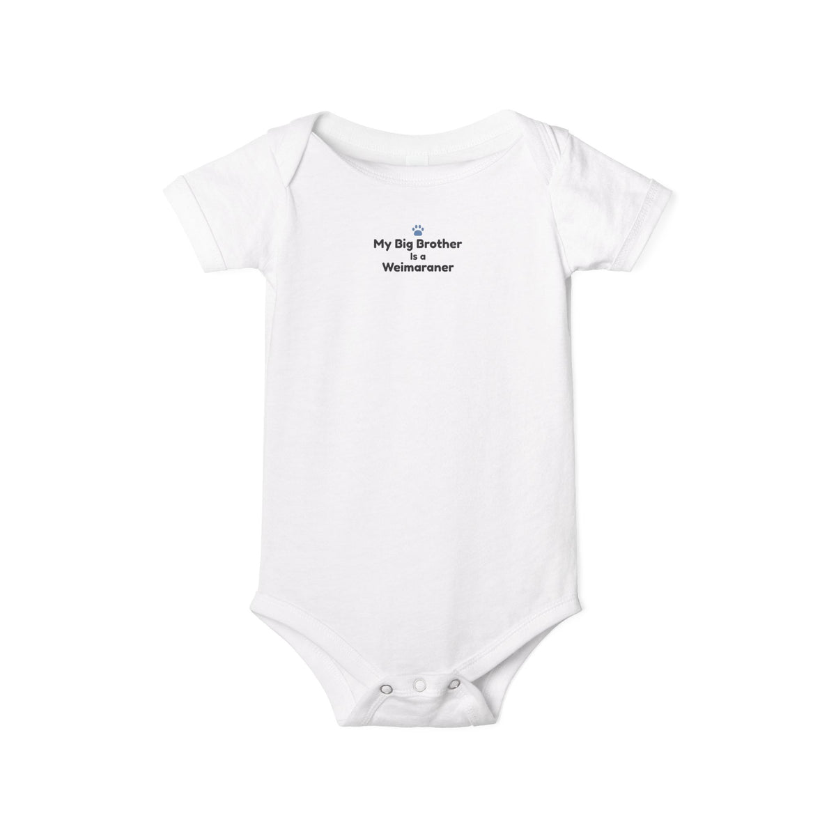 My Big Brother Is a Weimaraner Baby Onesie