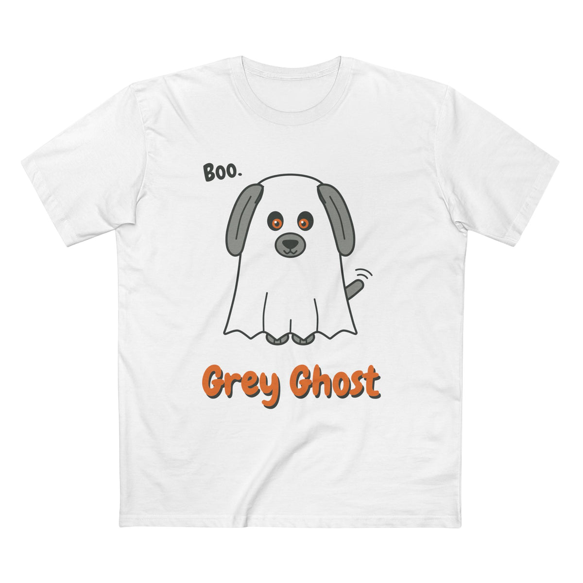 Grey Ghost Halloween Tee